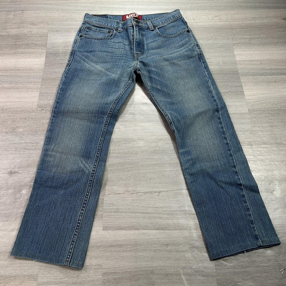 VINTAGE Levi's 511 Jeans Red Tab Boys 18 Regular‎ 29x26 Blue Skinny Slim Stretch